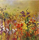 Michael Longo Floral Jubilee painting